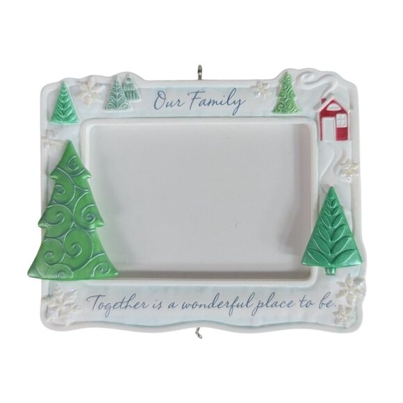 Hallmark Our Family Christmas Photo Ornament Together Is A Wonderful Place 2010 - Picture 2 of 7